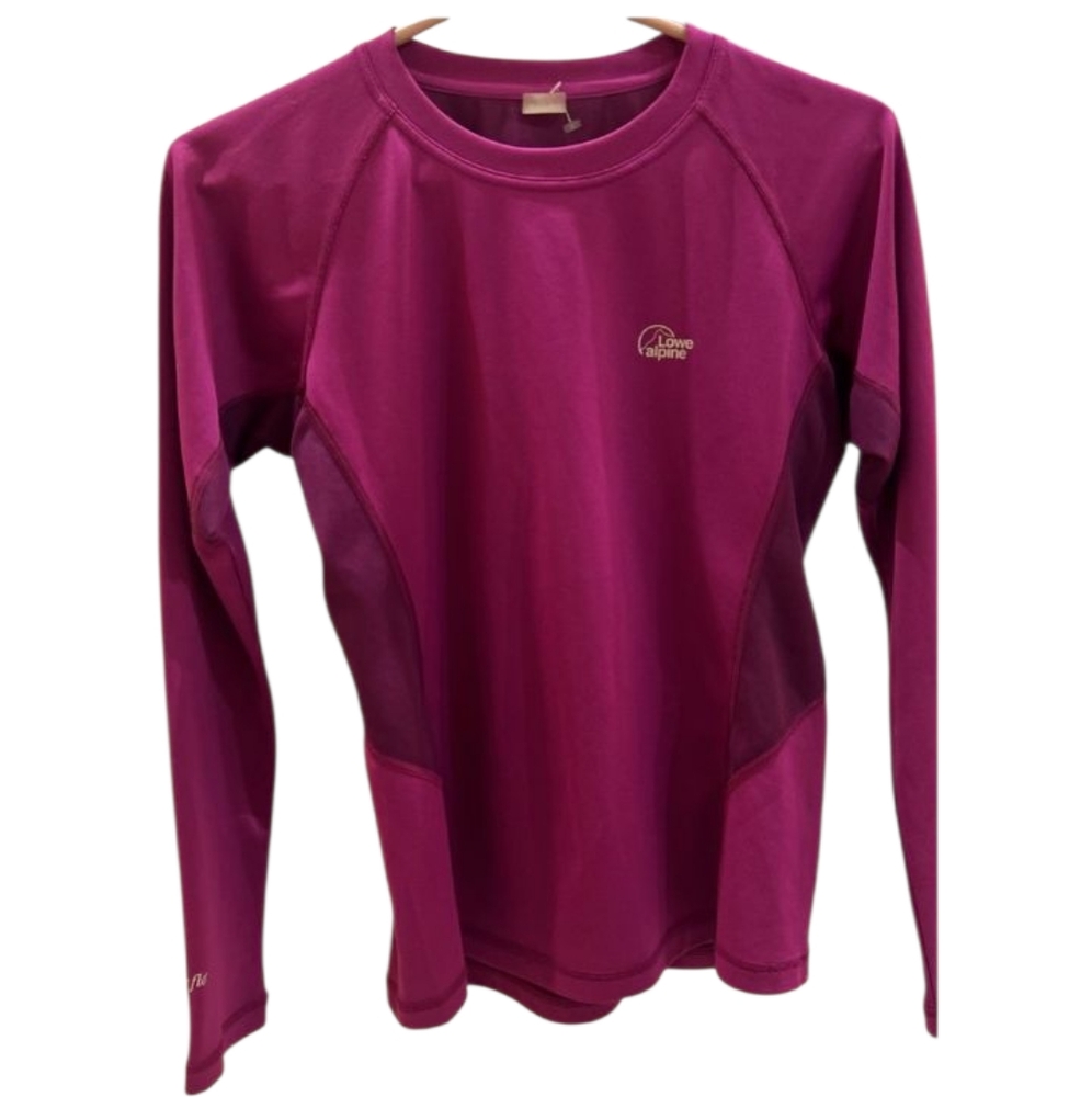💫Lowe Alpine Women’s Dry Flo Fushia Long Sleeves Tank